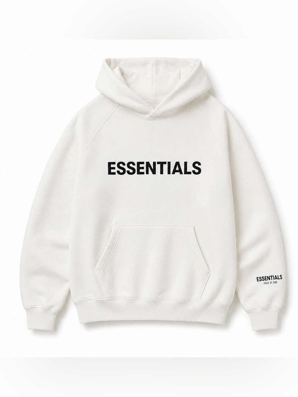 NWOT Fear of God Essentials Pullover Hoodie Applique Logo